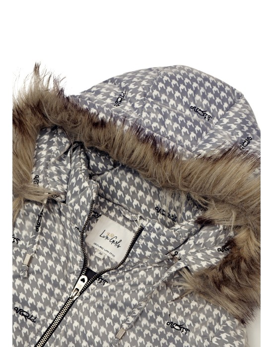 Girls Jacket Quilted Urban Black